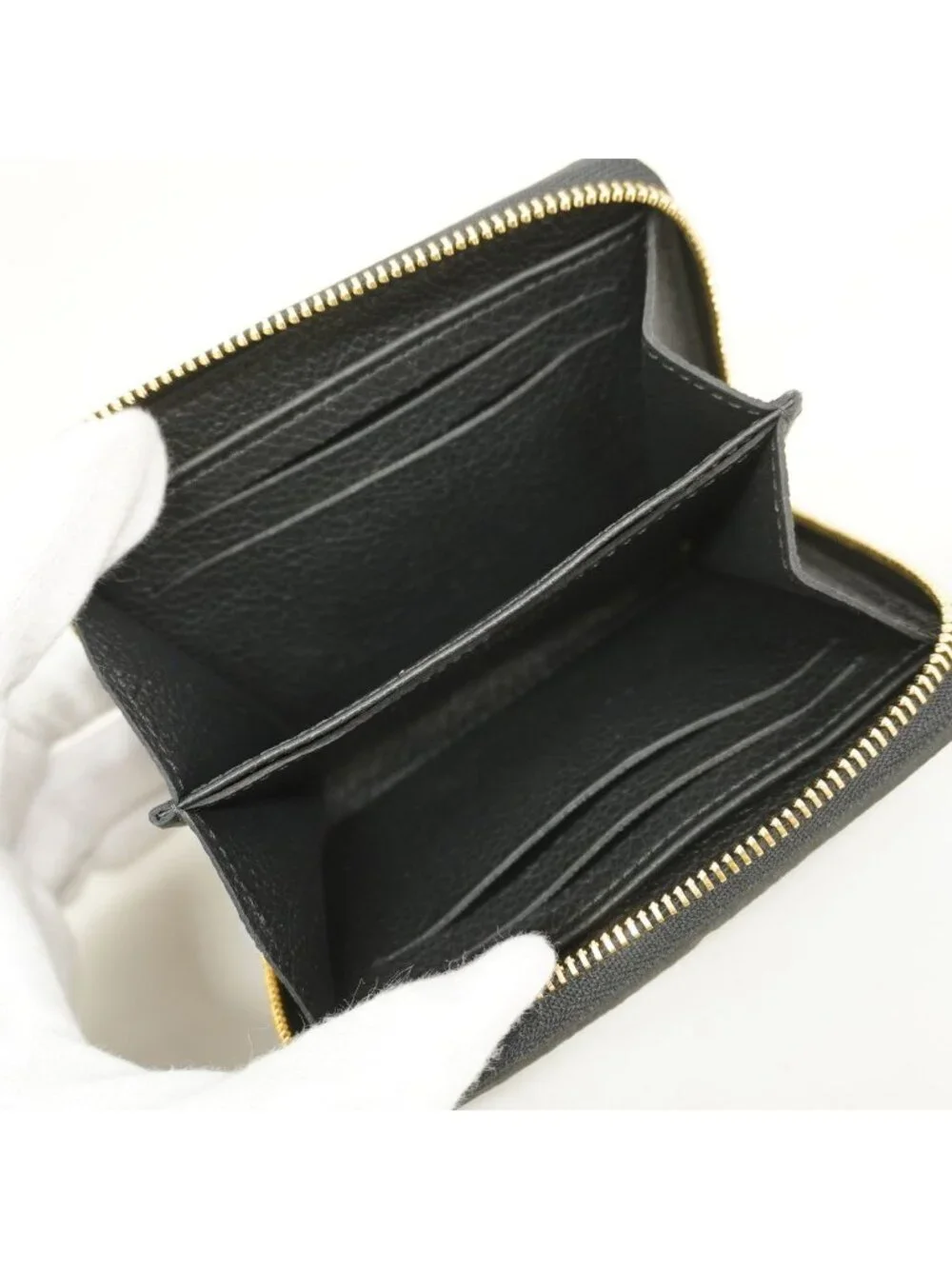 Louis Vuitton Coin Purse Monogram Empreinte Zippy Noir